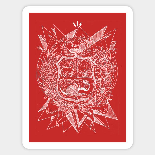 Peruvian Shield / Escudo Peruano Sticker by By_Russso